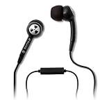 ifrogz earpollution plugz with mic black for ipod classic (EPD33-MIC-BLACK)