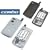 Bargaincell- 2-Piece Value Combo Pack Of Palm Treo 650, 700, 700w, 700p, 700wx PDA Smartphone Protective Silicon Skin Cover Cases- ( Smoke + White/Clear )