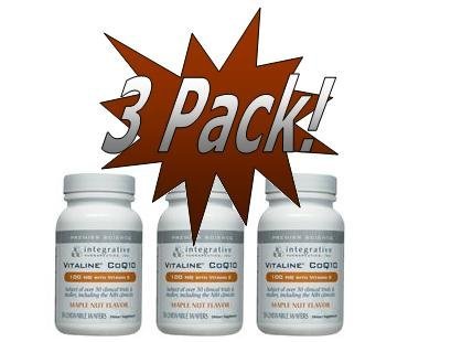 Vitaline CoQ10 100mg  Vitamin E - Maple Nut Flavor