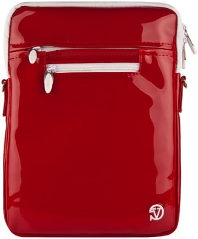 VanGoddy Hydei Crossbody Shoulder Bag for Quantum View 10.1-inch Windows Tablet (Blazing Red)