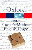 Pocket Fowler`s Modern English Usage (Oxford Paperback Reference)