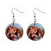 Cat and Golden Retriever Earrings Limited Edition Art Jewelry