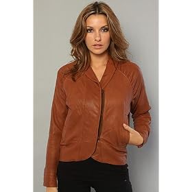 WeSC The Arli Leather Jacket,Light Jackets for Women