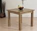 OSLO SOLID OAK SQUARE DINING TABLE 90x90
