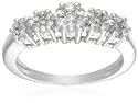 9ct White Gold AMR304371 Ladies 0.50ct Diamond 5 Stone Look Ring