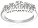 9ct White Gold AMR304371 Ladies 0.50ct Diamond 5 Stone Look Ring