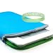 AMAZON KINDLE 2 Blue / Green Soft NEOPRENE SLEEVE CASE Cover Pouch Carrying Bag