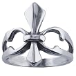 Sterling Silver Fleur De Lis Ring