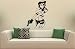 Wall MURAL Vinyl Sticker SEXY GIRL GUN POLICE S. 2721