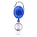 Kuuqa Translucent Key Reel, Carabiner Badge Reel Clip with Key Ring for ID Badge Holder and Card Holder (4 Pack)