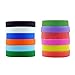 Machter Price for 12pcs Silicone Rubber Wristband Bracelets Bands Adult Fashion Party
