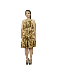 Cotton Leopard Print Spaghetti Strap Tunic 