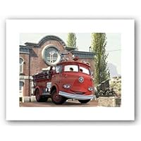Cars Movie Red Disney Poster Print - 11x14