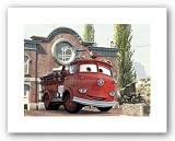 (11x14) Cars Movie Red Disney Poster Print