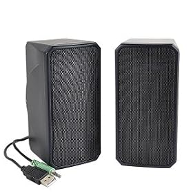 Benwin TX 2.0 2-Piece USB Powered Multimedia Speaker Set (Black) by Benwin