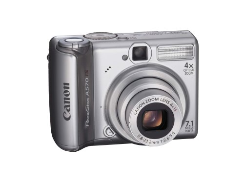 Canon PowerShot A570IS 7.1MP Digital Camera with 4x Optical Image Stabilized Zoom