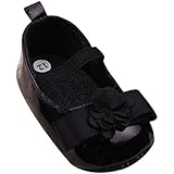 Weixinbuy Toddler Baby Girl PU Leather Soft Sole Princess Crib Shoes