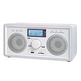 DK Digital RSU-150 Uhrenradio mit MP3, USB 1.1 und SD Kartenleser weissvon "DK Digital"