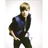 Justin Bieber 8x10 Signed in Person