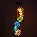Sunflower Color Changing Solar Light Wind Chimes, Multi-color solar mobile Wind Spinner outdoor garden pation yard garland decoration