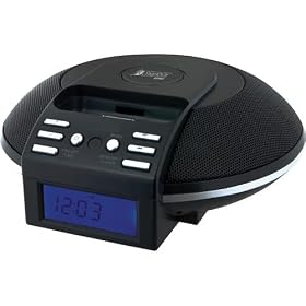 Isonic Alarm Clock Radio with Remote Control for iPod and MP3 Players