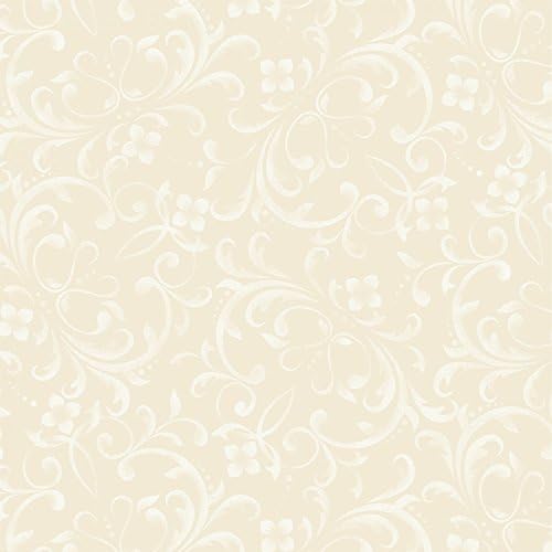 Fresh Lilacs Beautiful Ecru Scroll Blender from Maywood Studios