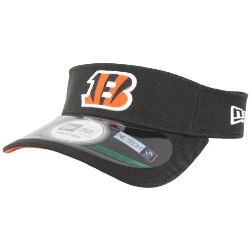 Cincinnati Bengals NFL Onfield Adjustable Visor by New Era (Black-Orange)