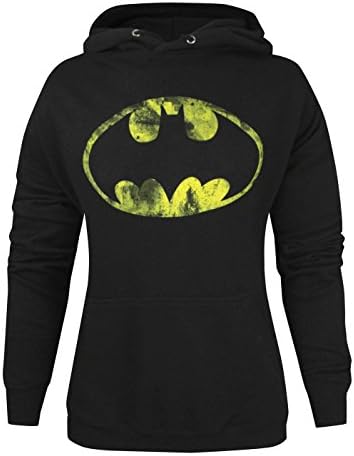 Official Batman Classic Distressed Logo Women's Hoodie