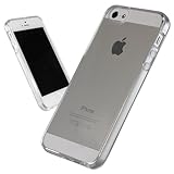 【i-Pon 限定セット商品】iPhone5専用 TPUクリアケース 光沢のあるラバー素材 + イヤホンジャックキャップ＆ Lightningコネクタカバー セット ホワイト IP5-TPU-CL-S1