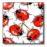 Ladybug - 10x10 Wall Clock