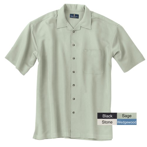Men's Bill Blass Poly / Rayon Camp Shirt