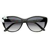 Bow Tie Womens Fashion Hello Kitty Cat Eye Sunglasses