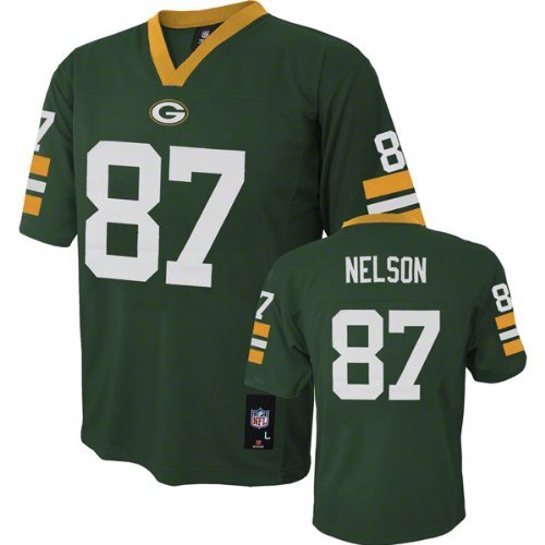 Jordy Nelson Green Bay Packers Green NFL Kids 2014-15 Season Mid-tier Jersey