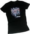 Beam Us Up -- Star Trek: The Next Generation Crop Sleeve Fitted Juniors T-Shirt
