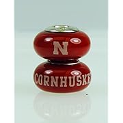 Nebraska Cornhuskers Fenton Glass Bead Fits Most Pandora Style Charm Bracelets