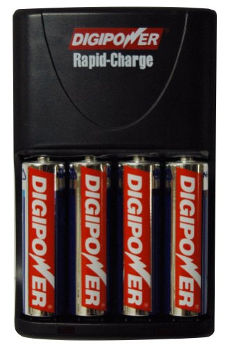 Childrens Toyshop  Photo : Digipower DPS-2500 Slim Travel Plug-In AA/AAA Battery Charger with 4 AA 2300mAh Batteries (Black)