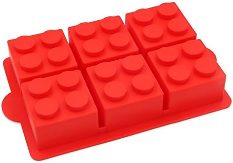 Tasty Creations LEGO-Inspired Building Brick Silicone Mold. Works as Chocolate, Ice Cube, Baking, Candy, or Craft Mold. LEGO "Quatro" Size Building Brick (1 Piece)