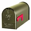 Solar Group E100BZ0 Standard Size Galvanized Steel Rural Mailbox, Bronze