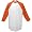 White/Orange