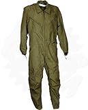 Combat Vehicle Crewman Coveralls, Authentic U.S. Army Issue, Olive Drab, Med Regular (NSN:8415-01-074-6257)