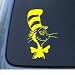 All Products : CAT IN THE HAT - Dr. Suess - Car, Truck, Notebook, Vinyl Decal Sticker #1007 | Vinyl Color: Yellow