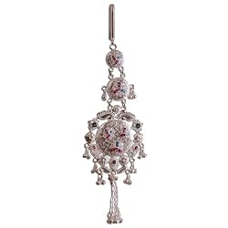 Mothers Days Gifts Silver Key Chain from India 9.5 inches (krng247)
