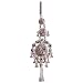 Mothers Days Gifts Silver Key Chain from India 9.5 inches (krng247)