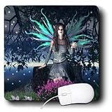 WhiteOak Art Designs Fairy Prints - This Moment A Fairy sitting on a stump - Mouse Pads