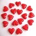 Kitchen & Housewares : Hand Blown Glass Art MAGNETS Set of 18 HEARTS
