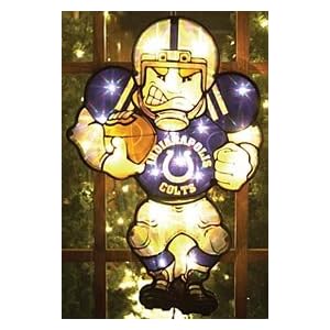 Indianapolis Colts 20 Double Sided Window Light-Up Player