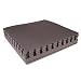 Exervo HD20 Premium EVA Foam 3/4" Thick Interlocking Floor Mats, Gray, 24 sq. ft. set