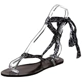 Envy Womens Precious Ankle Wrap Sandal