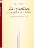 12 Sonatinen. Flöte, Violine
