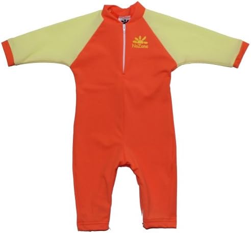Citrus Sun Protective Baby Suit by NoZone in Tropical / Citrus, 12-18 mo.
